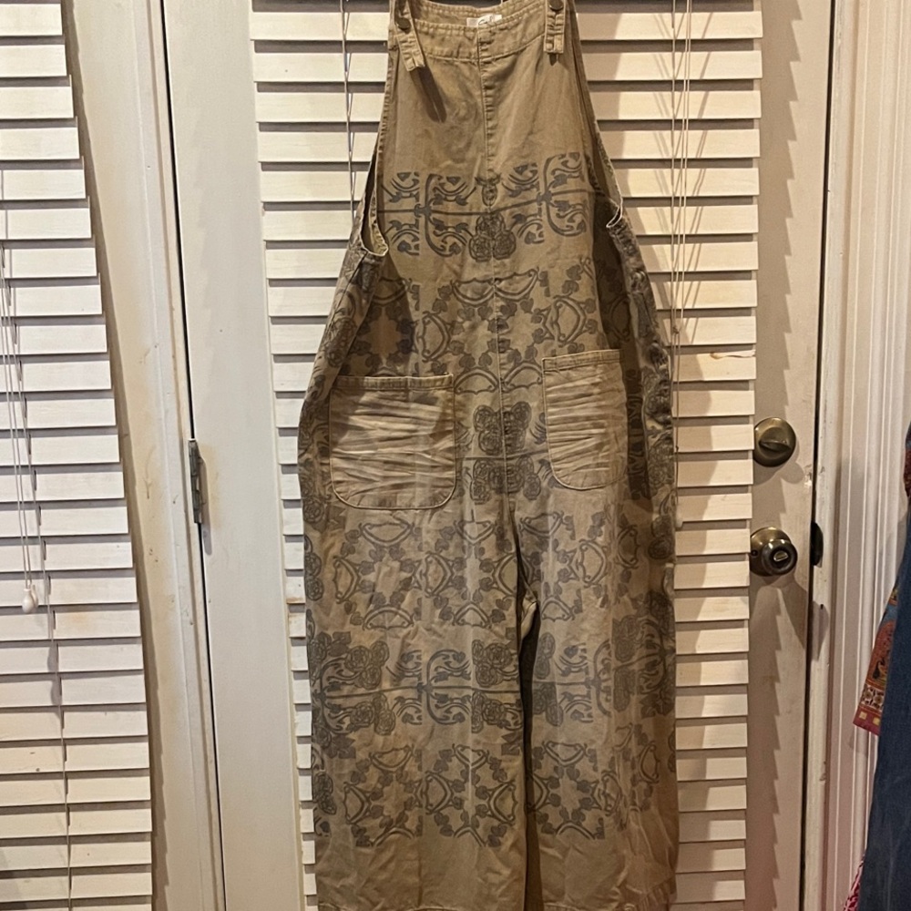 Easel Tan  Overalls